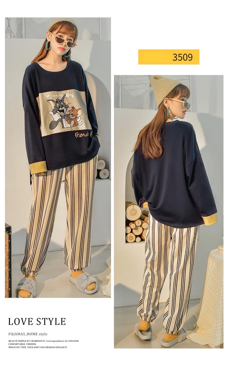 TOM & JAREEY PRINTED PJ SETS