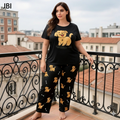 "Cute Doggy Printed Night Suit For Women PJ Set