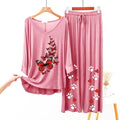 Butterfly Printed V-Neck Women Night Suit PJ Set ARTICLE NO # 56