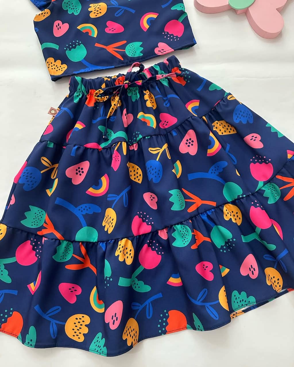 Rainbow Bloom Skirt