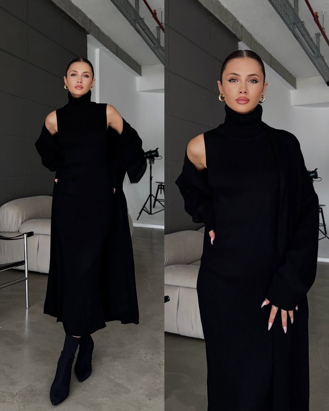 2 PCS BODYCON & GOWN