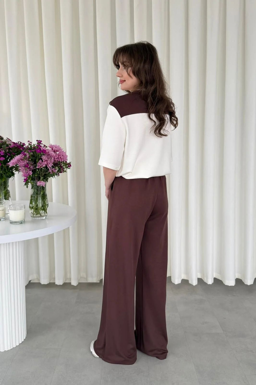 Shoulder Tie 2-Piece Suit