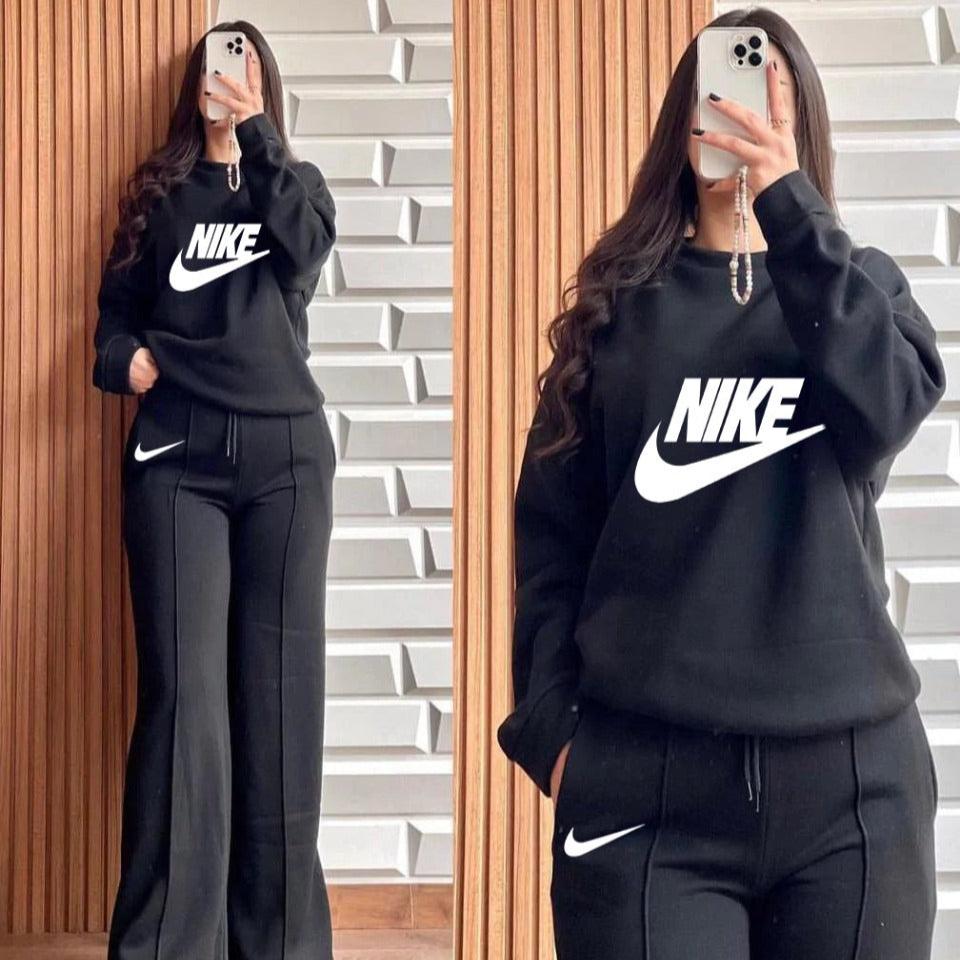 Your ShoppingNIKE Printed 2 Pcs Winter Outfit