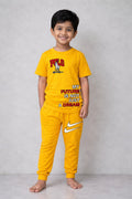 Little Champ Yellow Tracksuit Kids Wear