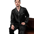 Mens Silk Satin Pajamas Set Night Dress With Shirt And Trouser Set For Men