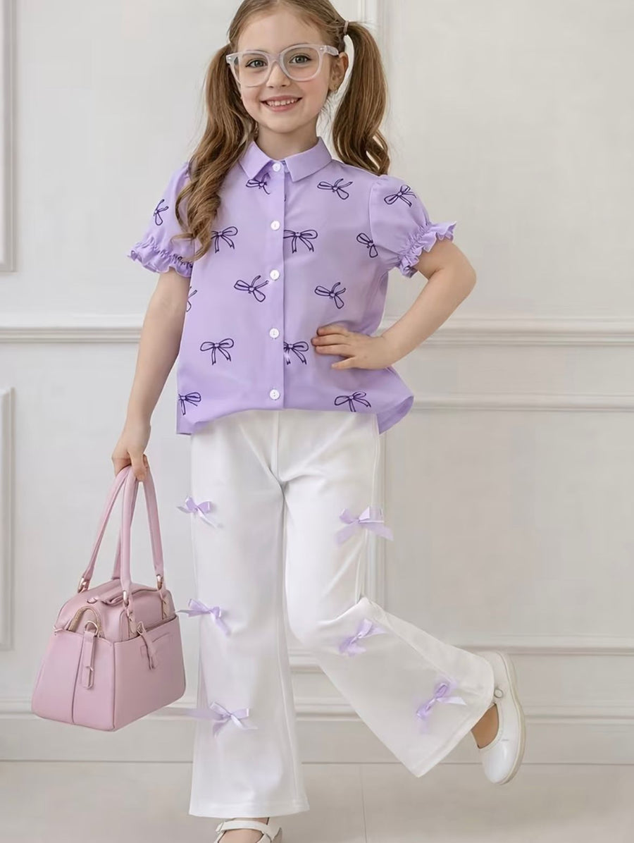 Pretty in Purple Kids Wear Outfit
