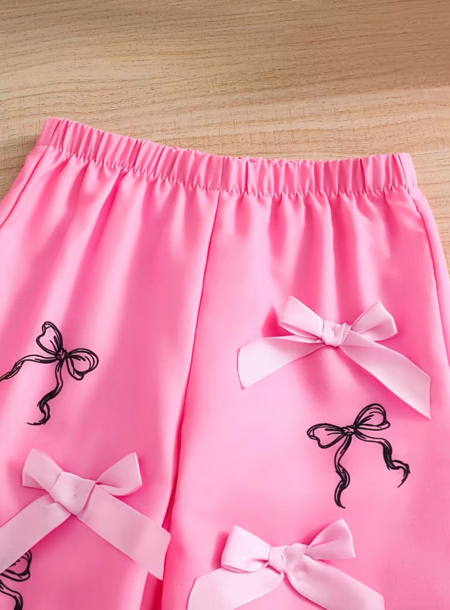 Just a Girl Bow Set Kids Wear