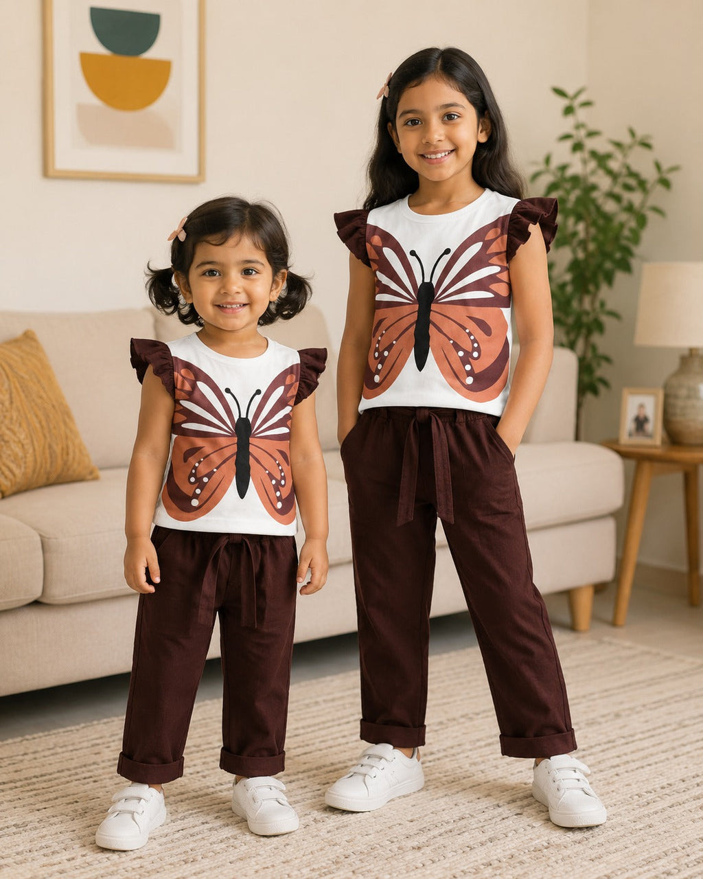 Brown Butterfly Co-ord