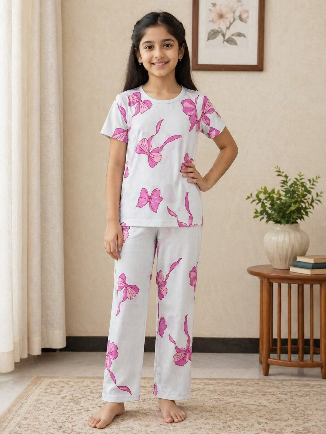 Pink Bloom Co-ord Set kids wear